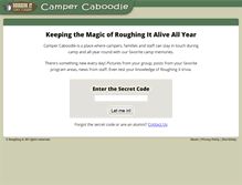 Tablet Screenshot of campercaboodle.com